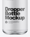 Clear Glass Dropper Bottle Mockup Clear Glass Dropper Bottle Mockup