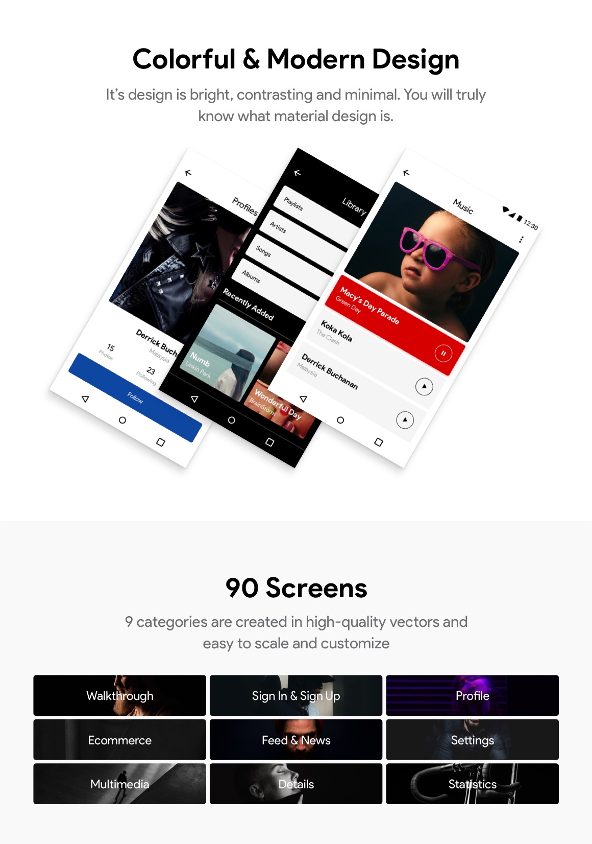 Replica Android UI Kit Replica Android UI Kit