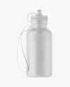 Matte Sport Bottle with Lace Mockup