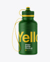 Matte Sport Bottle with Lace Mockup