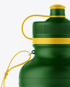 Matte Sport Bottle with Lace Mockup