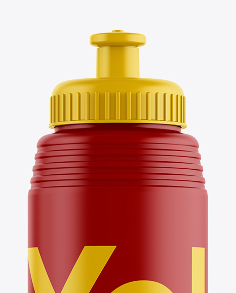 Matte Sport Bottle Mockup