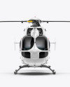 Helicopter Mockup - Front view