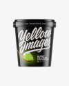 Glossy Ice Cream Cup Mockup