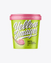 Matte Ice Cream Cup Mockup