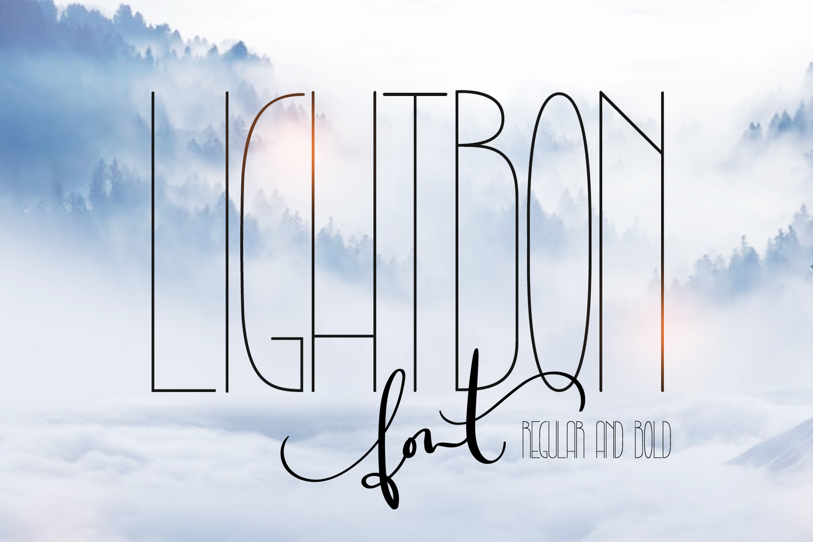 Lightbon Modern Font