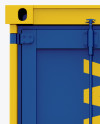 40F Shipping Container Mockup - Front View