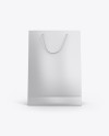 Matte Paper Bag Mockup - Front View