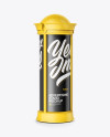 Round Matte Street Advertising Column Mockup- Half Side View