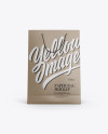 Kraft Paper Bag Mockup - Front View