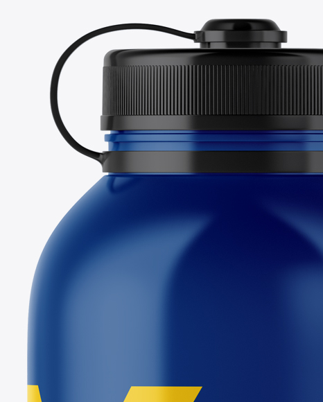 Glossy Sport Bottle Mockup