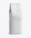 250g Coffee Bag With Valve Mockup - Half-Turned View