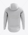 Men’s Pullover Hoodie Mockup (Back View)