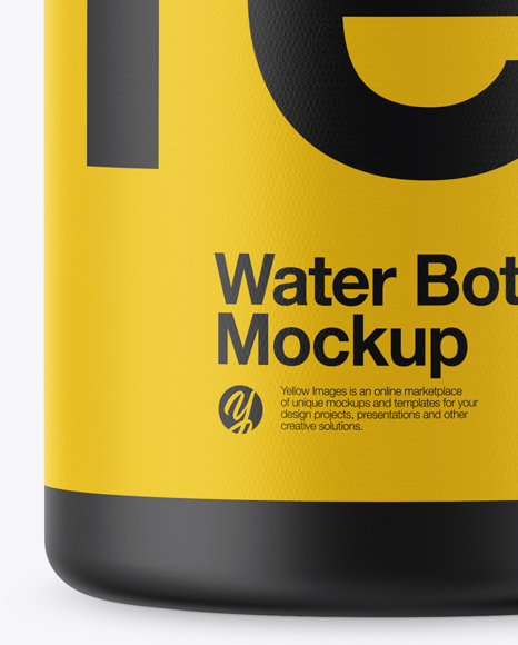 Matte Sport Bottle Mockup