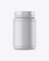2lb Protein Jar Mockup 2lb Protein Jar Mockup
