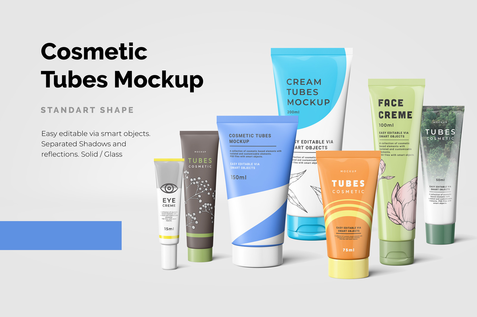 Cosmetic Tubes Mockup Cosmetic Tubes Mockup