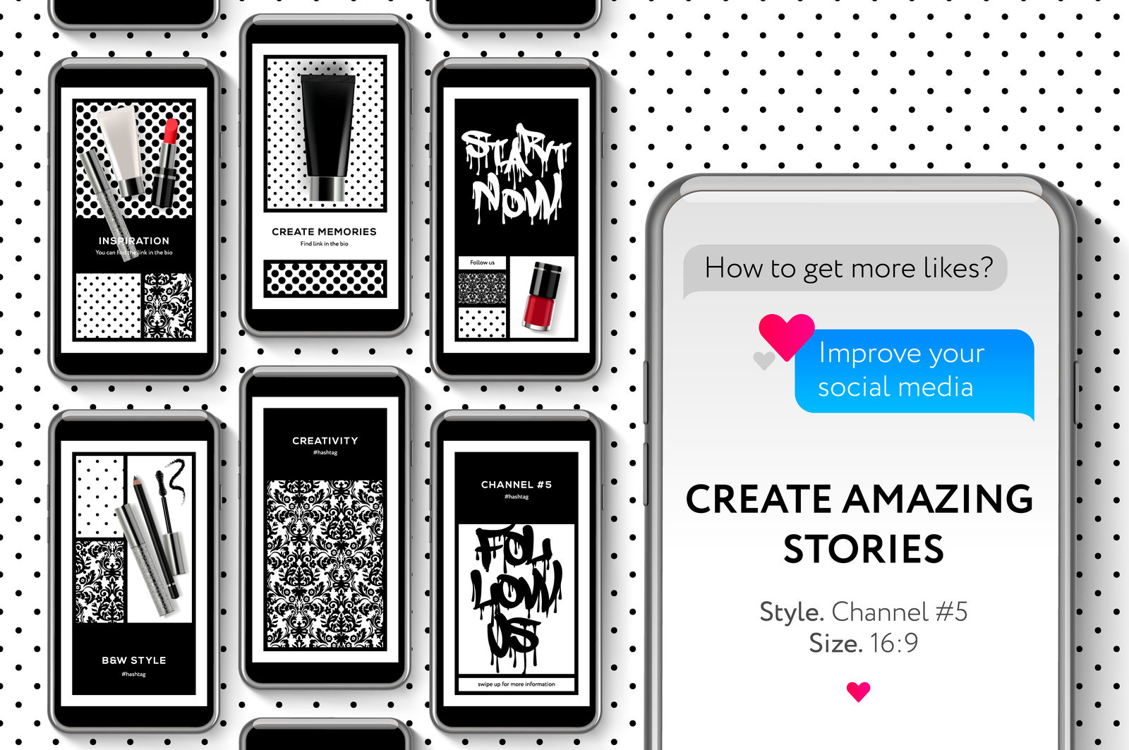 Social media templates, Create your amazing Stories, Fashion Beauty Blog Social media templates, Create your amazing Stories, Fashion Beauty Blog
