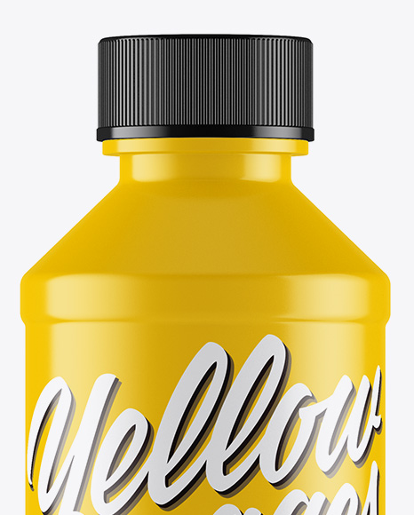 Glossy Bottle Mockup