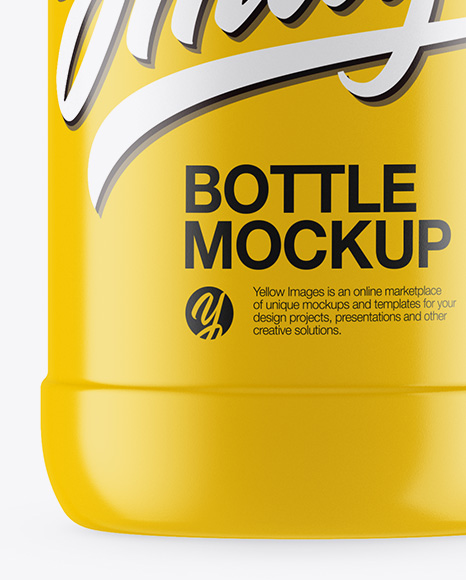 Glossy Bottle Mockup Glossy Bottle Mockup