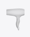 Matte Hairdryer Mockup
