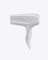 Glossy Hairdryer Mockup