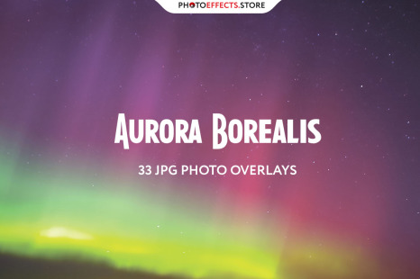 33 Aurora Borealis Photo Overlays - Winter nights