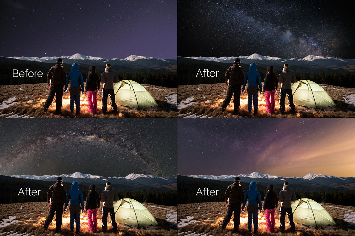 52 Starry Sky Photo Overlays 52 Starry Sky Photo Overlays