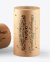 Two Wine Bottle Corks Mockup