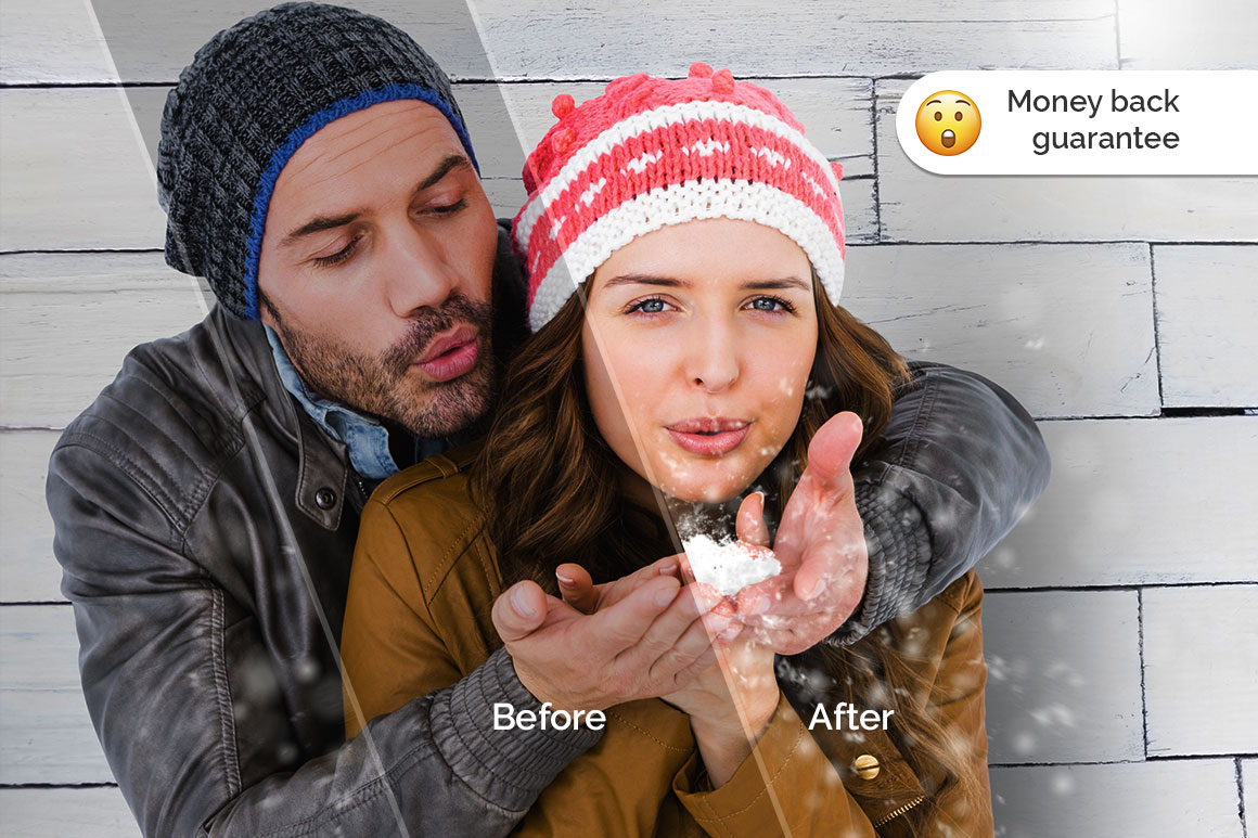 20 Blowing Snow Kisses Photo Overlays 20 Blowing Snow Kisses Photo Overlays