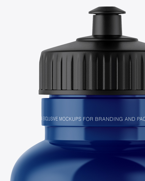 Glossy Sport Bottle Mockup