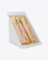 Sandwich Pack Mockup - Half Side View