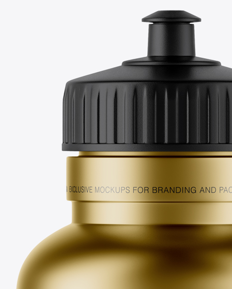Metallic Sport Bottle Mockup Metallic Sport Bottle Mockup