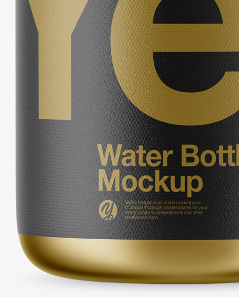 Metallic Sport Bottle Mockup Metallic Sport Bottle Mockup