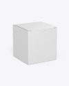 Paper Box Mockup - Half Side View