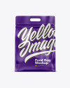 Matte Stand-up Food Bag Mockup