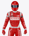 F1 Racing Kit Mockup - Front View