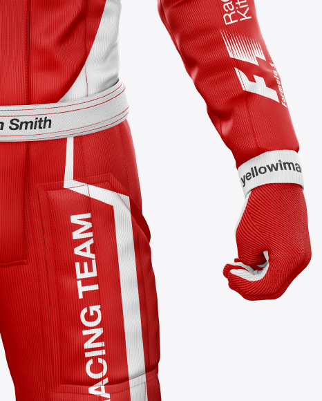 F1 Racing Kit Mockup - Front View