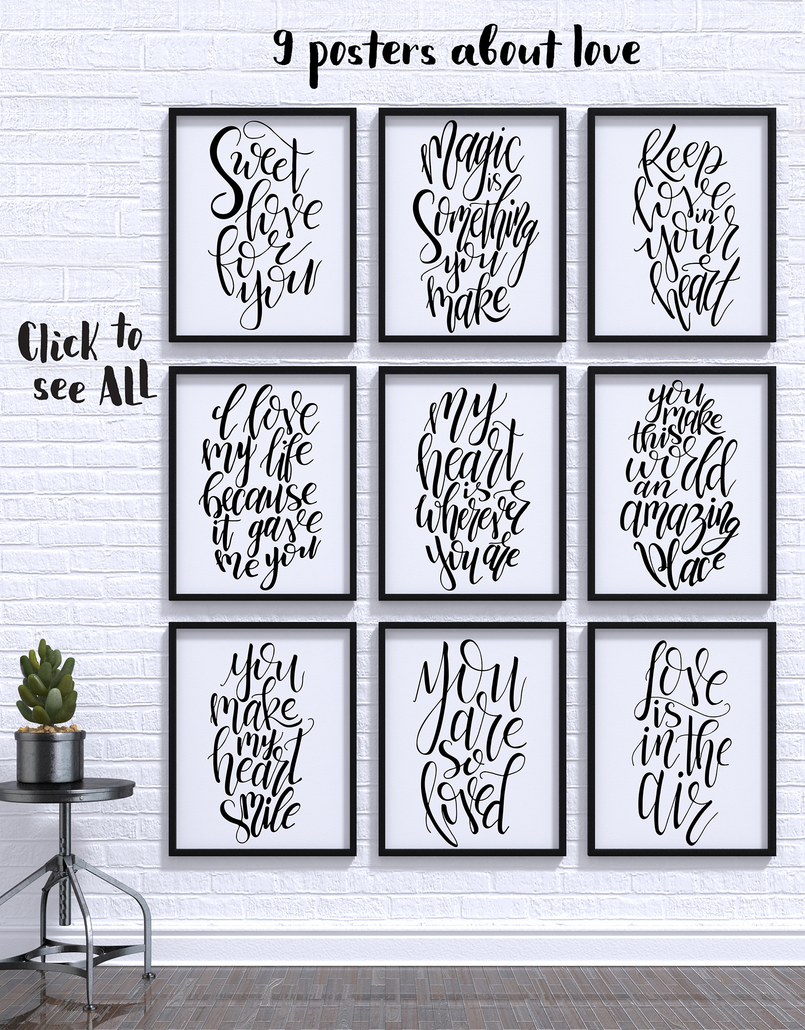 9 hand lettering Quotes about love 9 hand lettering Quotes about love