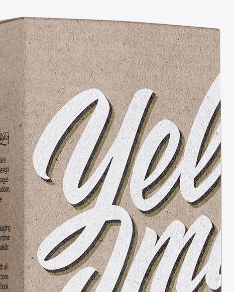 Matte Dropper Bottle W/ Kraft Box Mockup Matte Dropper Bottle W/ Kraft Box Mockup