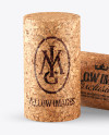 Two Wine Bottle Corks Mockup