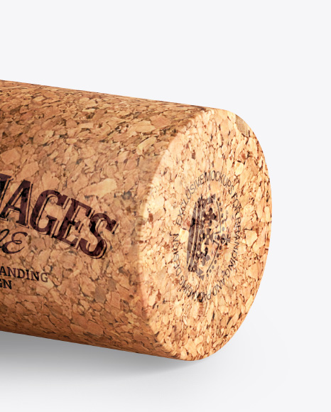 Two Wine Bottle Corks Mockup