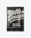 Textured Sachet Mockup