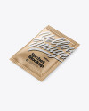 Kraft Sachet Mockup - Half Side View