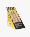 Sandwich Pack Mockup - Half Side View