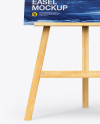 Easel Mockup - Front View