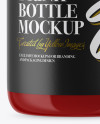 Glossy Plastic Bottle Mockup