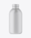 Matte Plastic Bottle Mockup