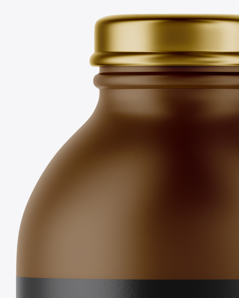 Matte Plastic Bottle Mockup