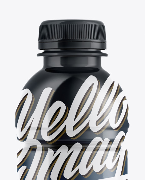 Glossy PET Bottle Mockup