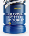 Glossy PET Bottle Mockup